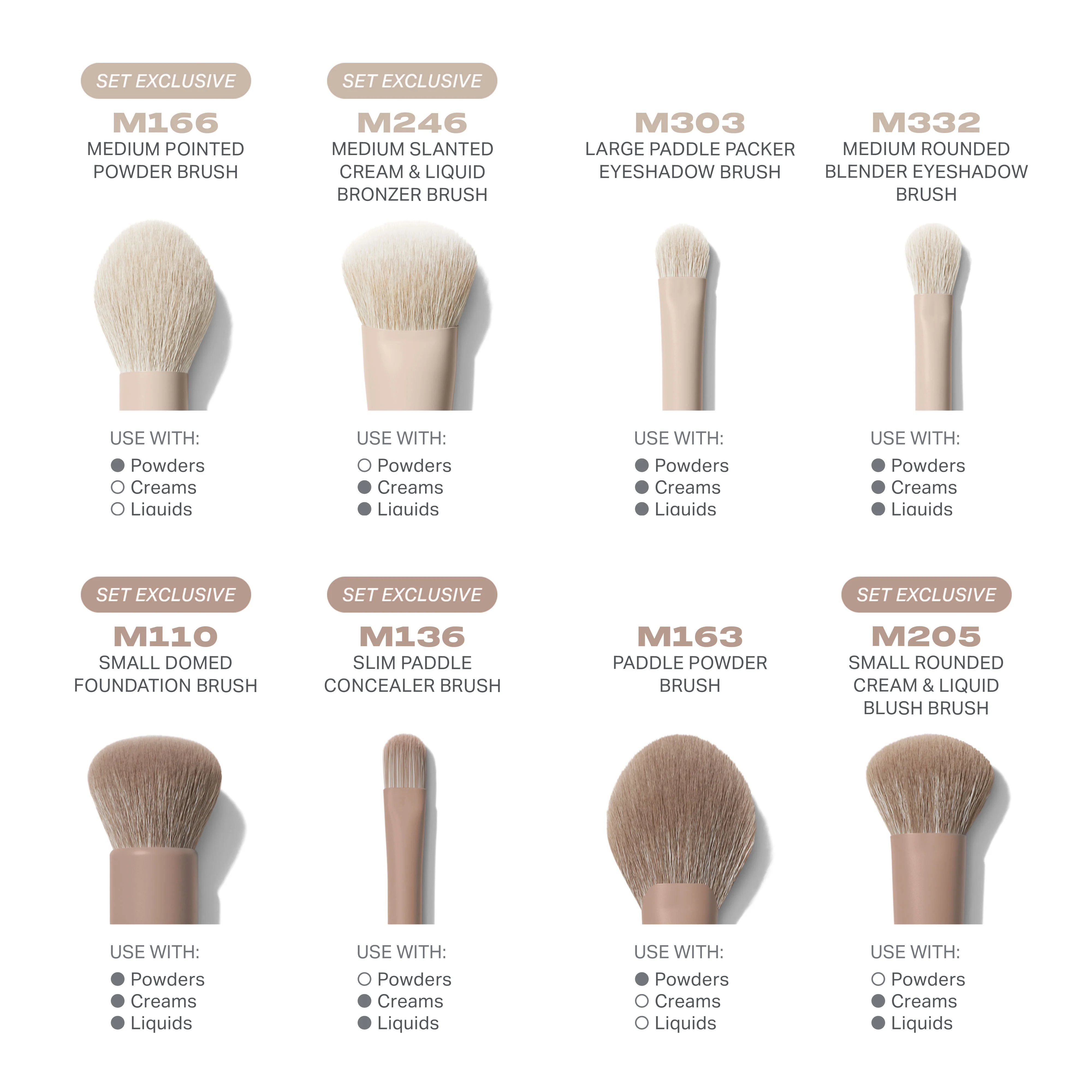Custom Blends Brush Collection Gift Set