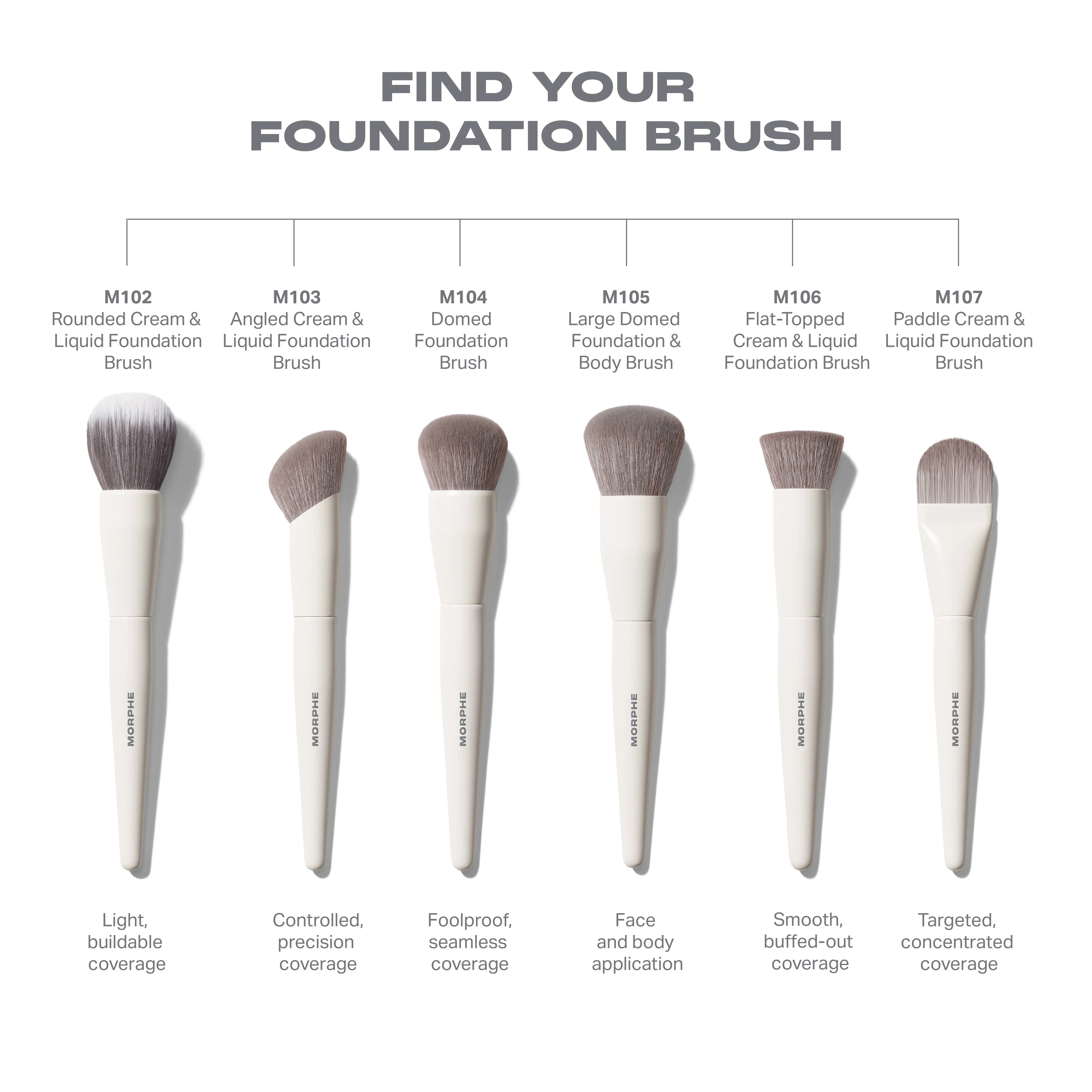 M105 Large Domed Foundation & Body Brush